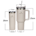 Copo Térmico Inox Portátil 1200ml Garrafa Térmica Inox ROMANTIC CROWN.