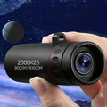 Telescópio monocular HD 2000X25 - escopo compacto e portátil para caça, viagens, shows e pesca