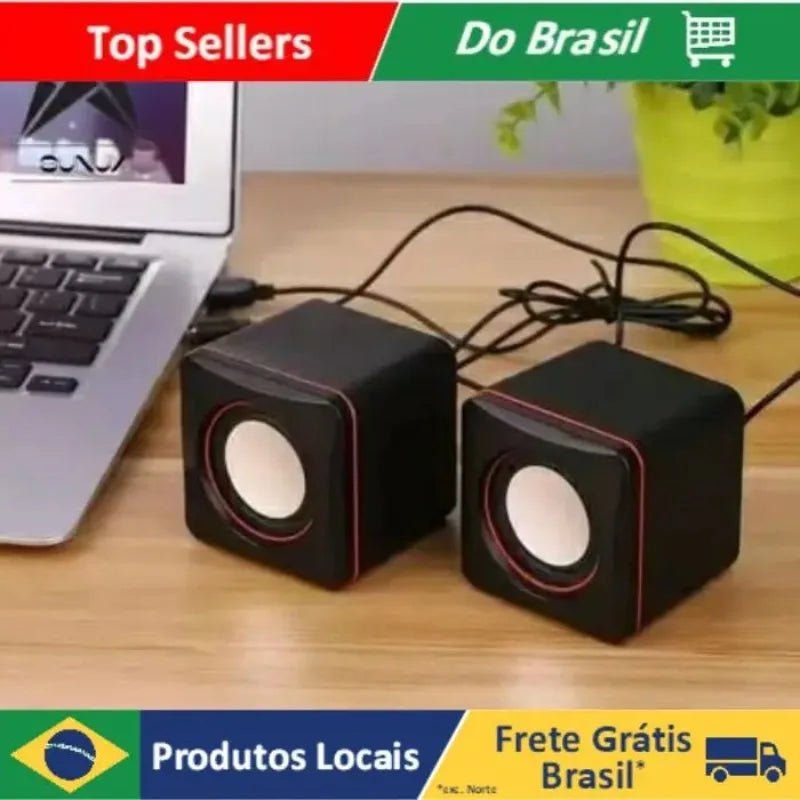 Caixa Alto-falante para computador 6wUSB alto-falante